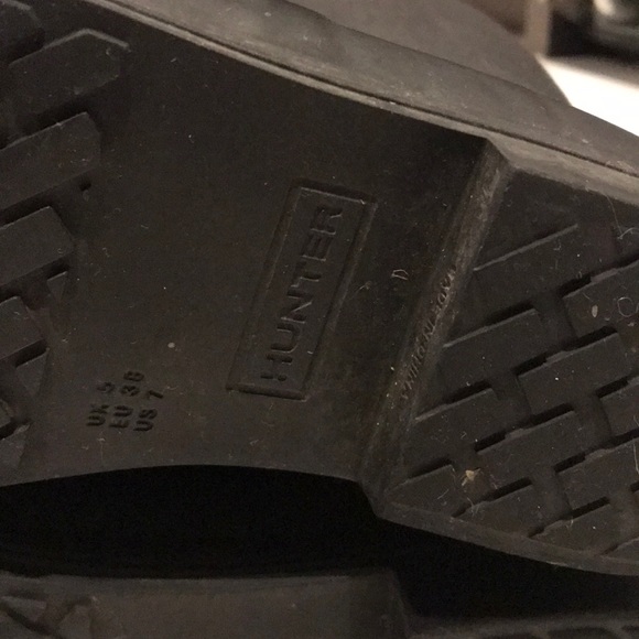 *SOLD* Ladies Hunter rain boots - Picture 12 of 12